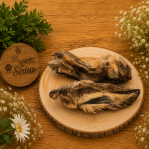 Oreille de chevreuil avec poils  (pièce)