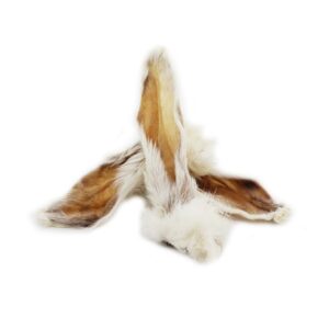 Oreilles de lapin avec poils ( vendues par lot de 8 pièces 100g)
