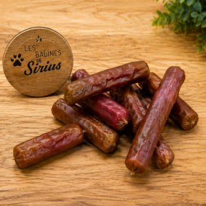 Saucisson d'agneau pour chien