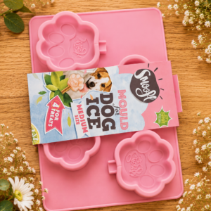 Moule à glace pour chien taille M rose