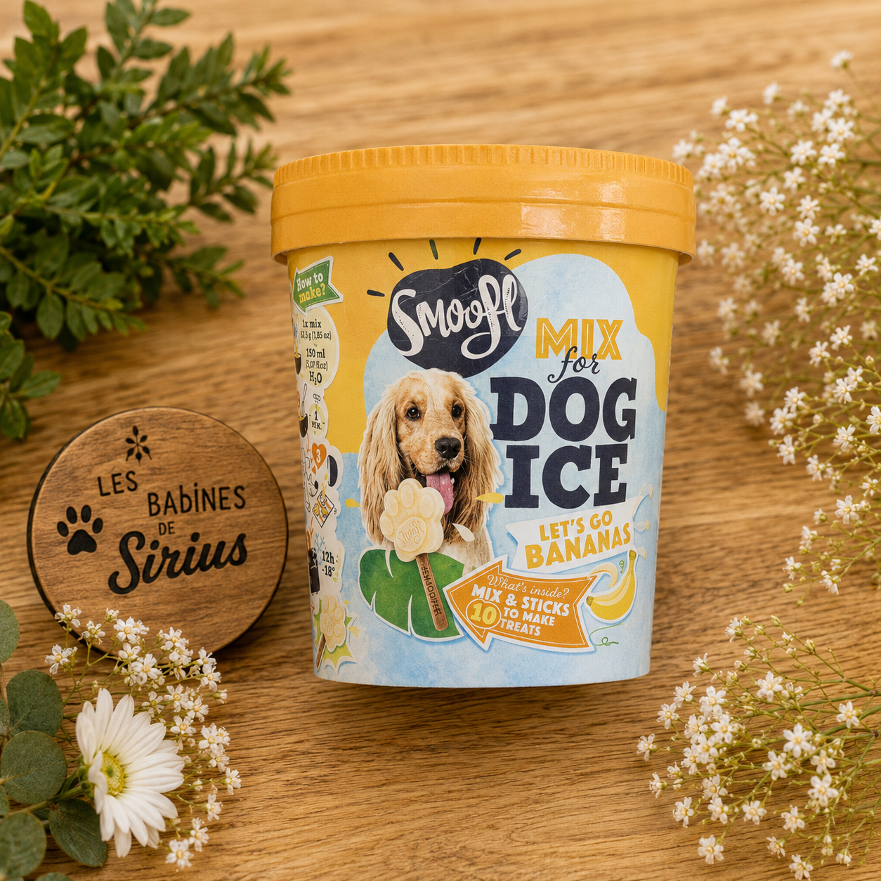 Smoofl Dog Ice – Préparation pour faire 10 glaces pour chien – Image 3