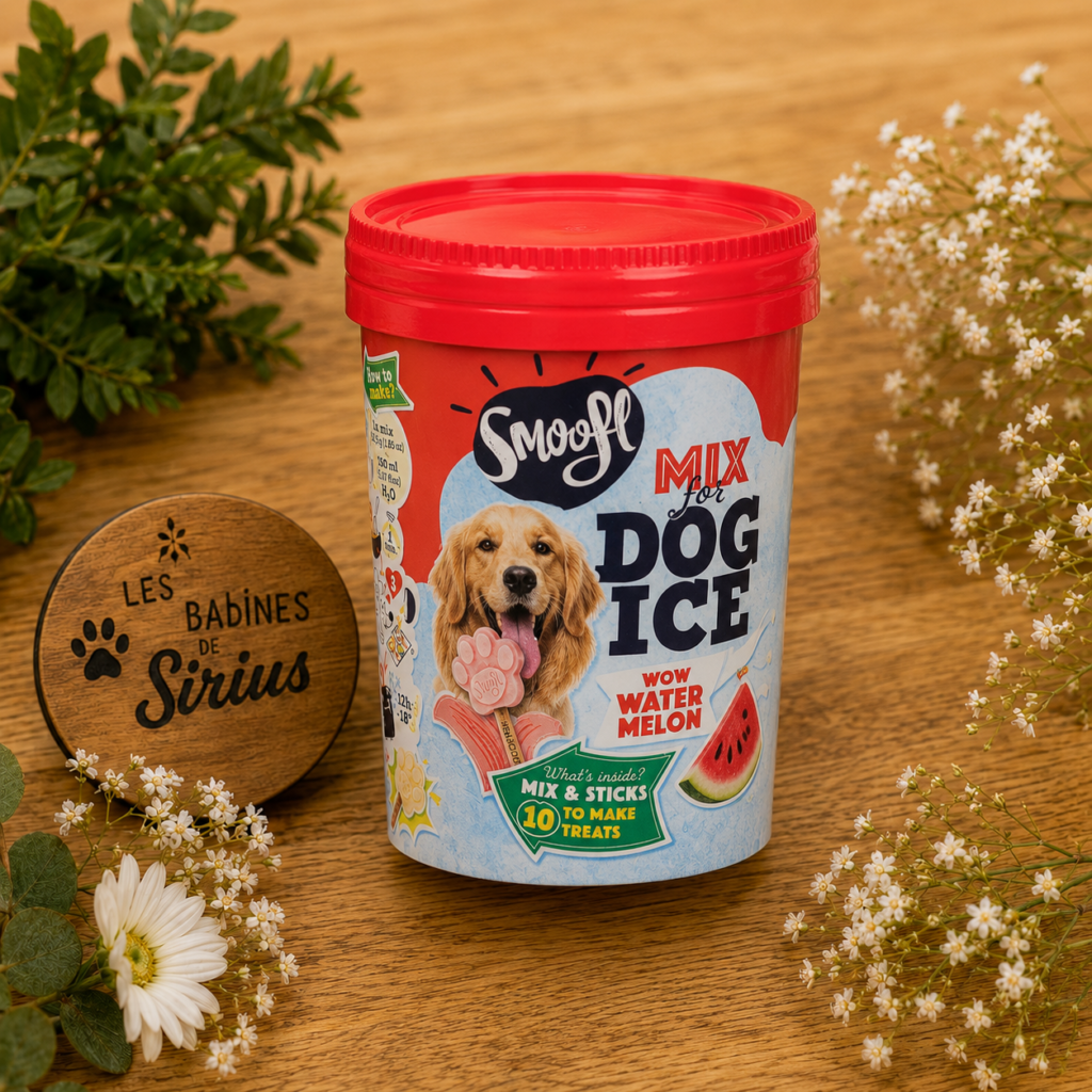 Smoofl Dog Ice – Préparation pour faire 10 glaces pour chien